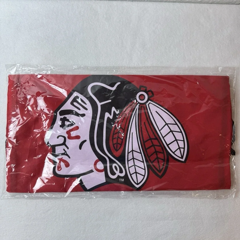 New Portland Winterhawks Cinch Drawstring Bag Backpack Red Lightweight Hockey